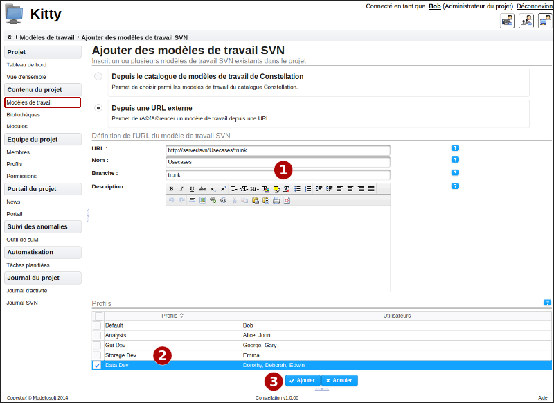 From external URL